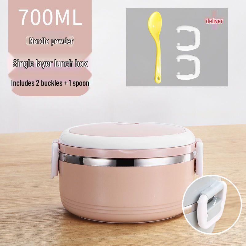 700ml Large Capacity Stainless Steel Insulated Lunch Box for Kids & Adults