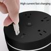 Surge Protector Power Strip with 4 Outlets & 2x USB Ports for Tablet Smartphones