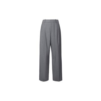Solid High-Waisted Zipper Pocket Wide-Leg Casual Pants Women Bottoms 464886-05