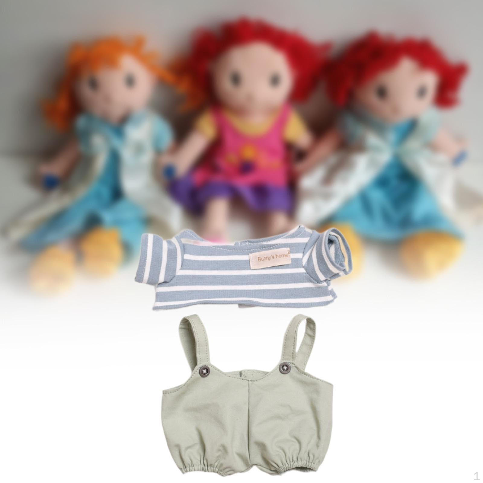 

38cm Pendant Doll Clothes Soft Clothing for Little Girls Birthday Party