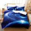Sternenhimmel Schlafbettwäsche Kollektion Planeten Bettbezug 3D Bettwäsche Mode Design Dekoration King Size Bettbezug Kollektion Doppelbett
