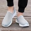 Mode Herren Casual Slipper Atmungsaktives Mesh Leichtgewicht Abriebfest Vaterschuhe Bequeme Polyurethan-Innensohle Runde Zehenpartie Hombre