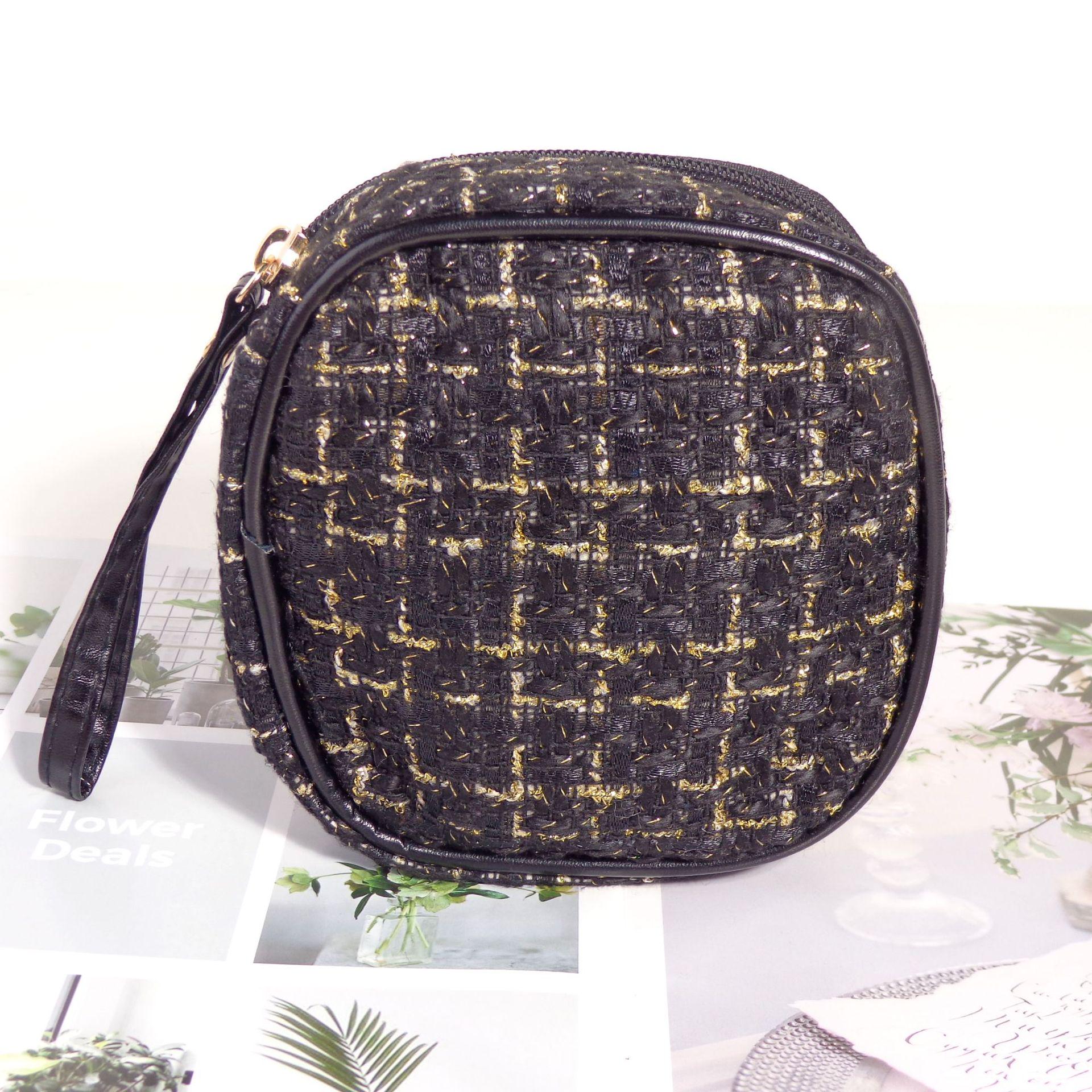 

Шикарная шерстяная косметичка и помада для женщин - компактное хранение менструальных прокладок 14x13x5.5 cm