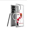 Santa Claus Gift Magnetic iPhone 15/16/17 Pro Max Transparent Full-Cover Phone Case