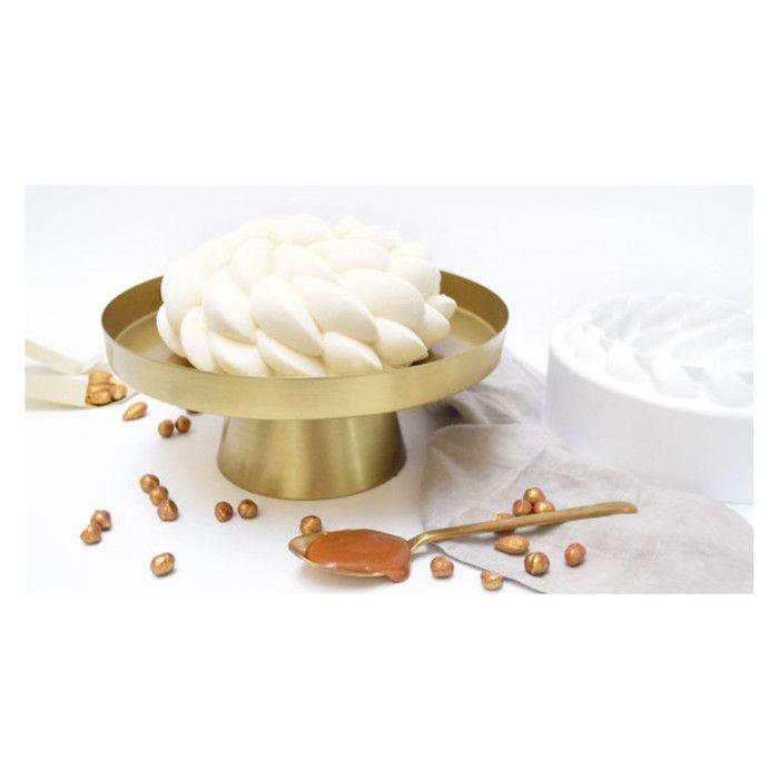 Silicone Cake Mold - Scrapcooking - 3D Florescence - White - 18 Cm - Non-stick