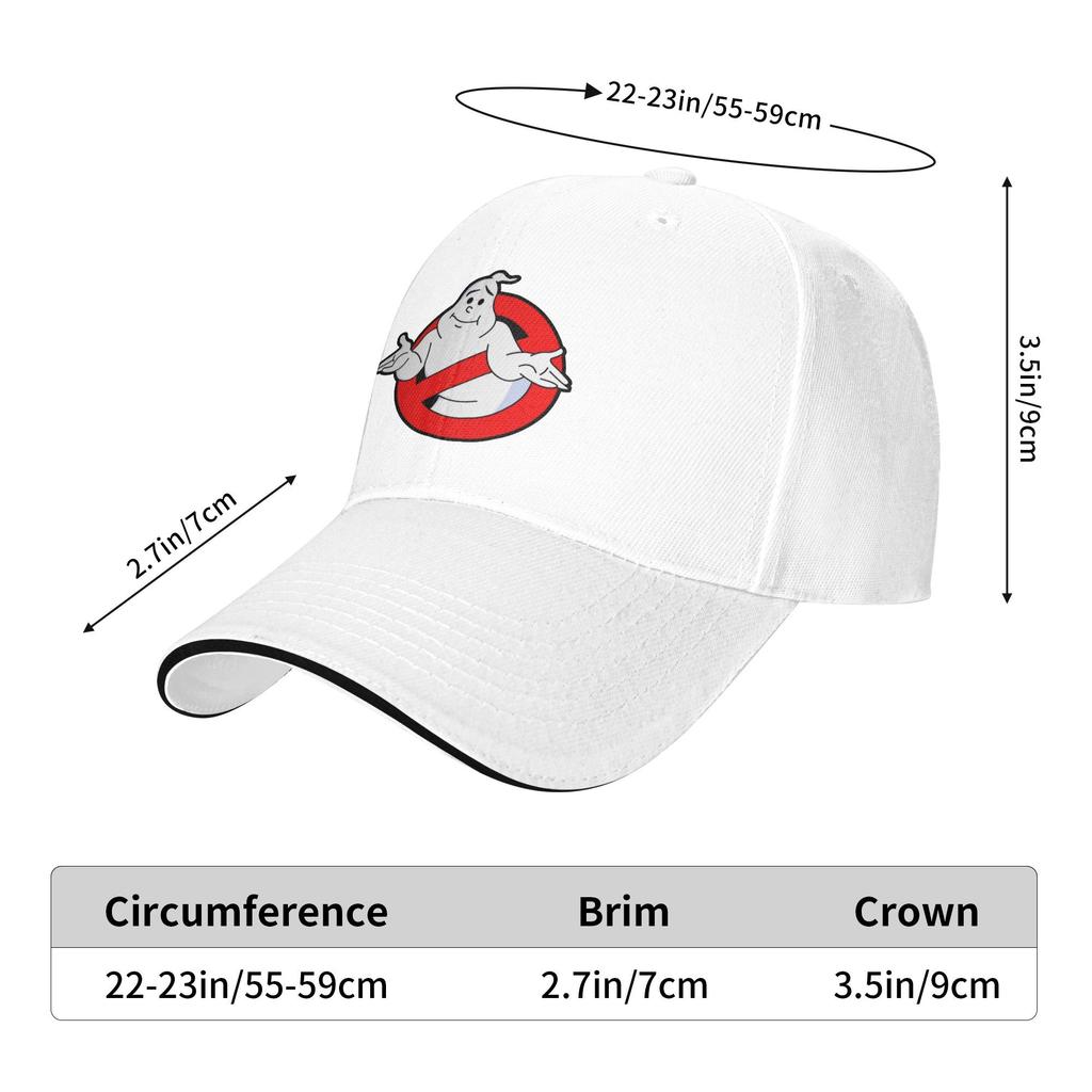 Cute Ghostbusters Logo   Shrug Sun Baseball Cap Spring Men Print Trucker Hat Breathable Streetwear Outdoor Sports Baseball Caps