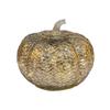 Halloween Kürbis Klassisches LED-Licht Glasornament Umweltfreundlich 15,5x13,6cm 3*AAA Batteriebetrieben Kabellos Außen/Innen