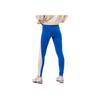 Adidas Originals Retro Luxury Leggings Color Block High Waist Slim Fit Leggings Women leggings Blue HL0025