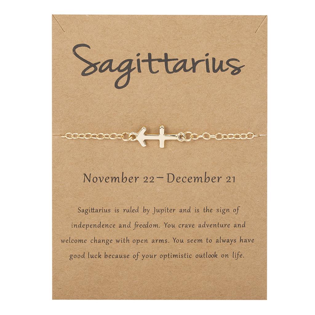 Unisex Zodiac Symbol Chain Jewelry With Alloy Material For Travel Souvenir And Personal Gift