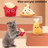 Cat Plush Toy with Adorable Appearance Catnip Fillings Wear-Resistant Teeth Super Soft Cleaning Funny Cat Interactive Toy