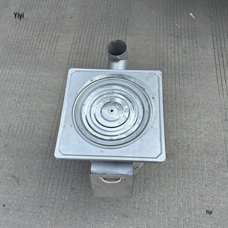 Durable Dual-Use Outdoor Stove for Firewood and Charcoal Cooking