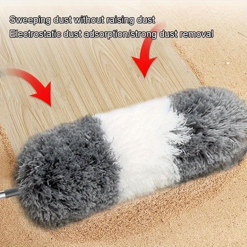 Extendable Bendable Microfiber Feather Duster, 110.23 Inch Long Handle Dust Cleaner for Dust & Cobwebs, 1 Pole + Duster