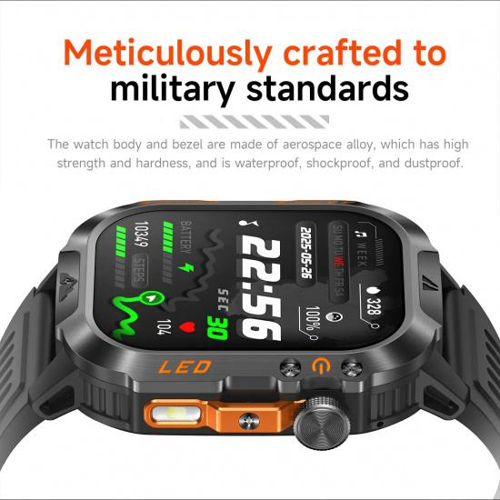 2026 New T-Rex3 Ultra 1200mAh Super Capacity Battery Adult Men Smart Watch 1.7" Large Screen Call 5ATM Waterproof Sports Watches