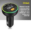 Bluetooth 5.3 FM Transmitter Handsfree Car AUX Radio Modulator MP3 Player with 22.5W & PD30W Fast Charge Adapter Car Accessories
