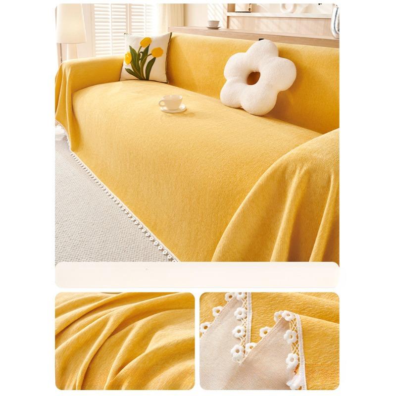 Sofa Modern Cloth Chenille Cover Simple Sofa Cushion Universal For All Seasons New Thickened Anticat Scratch Sofa Towel
