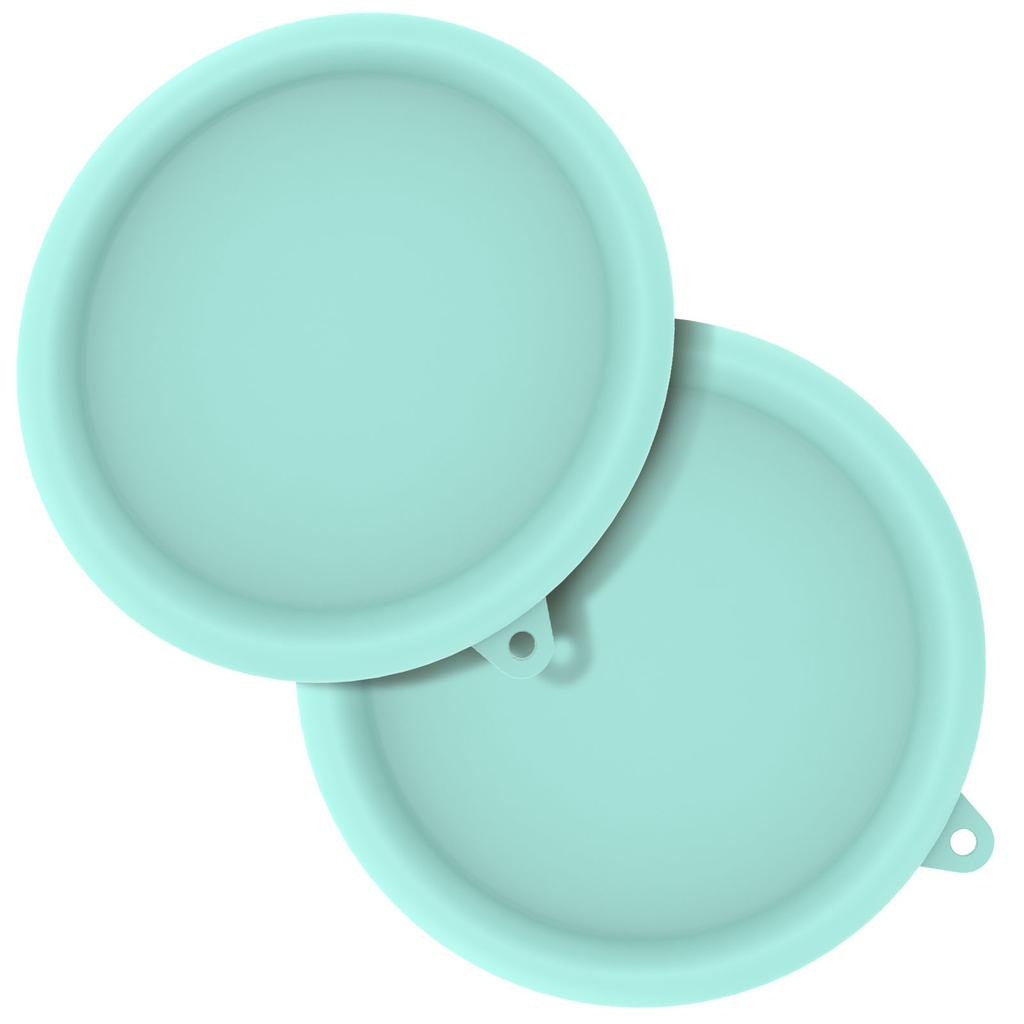 2Pcs Ice Cream Maker Lid for Mug 6 Inch Silicone Ice Cream Maker Mug Cover Reusable Ice Cream Maker Bowl Lid for Household