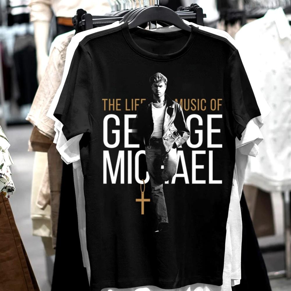 

George Michael 90s Gift Family Men All Size TShirt 1DS341 Unisex T-Shirt S