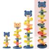 Baby Development Sensory Toy Stacking Track Rolling Ball Tower Baby Toy Early Educational Games