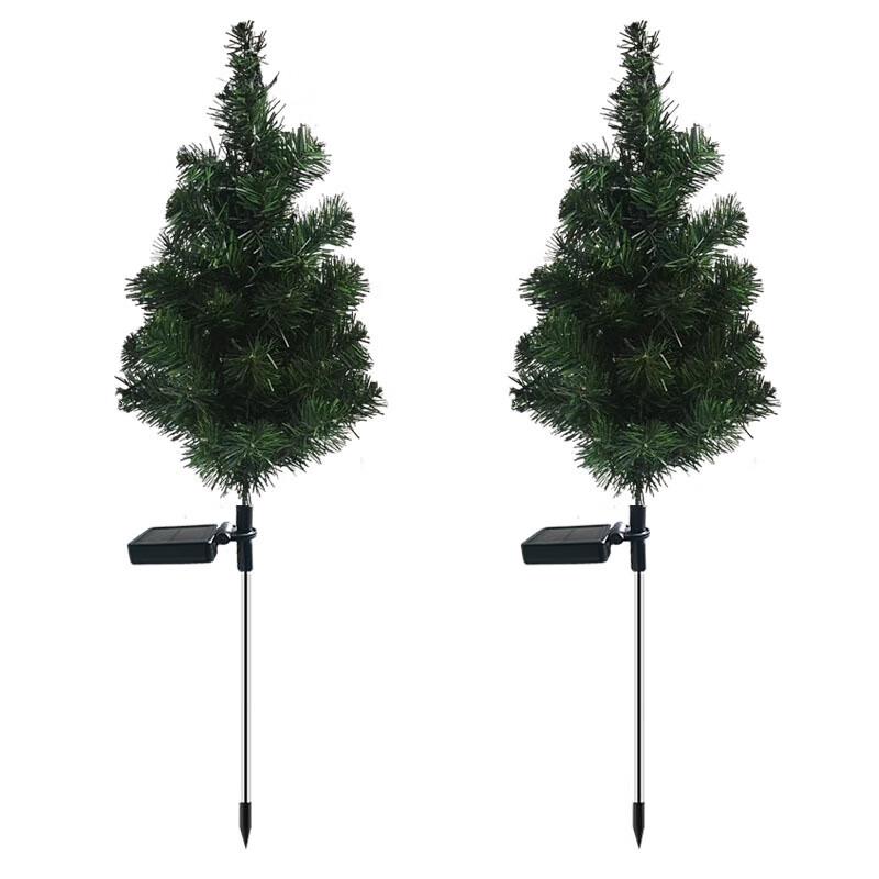 Solar Christmas Tree LED Lawn Light