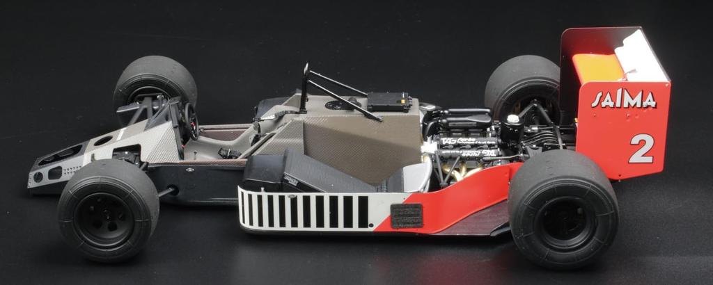 Formula Series McLaren 1985 Monaco GP Winner Plastic Model BX20001 Platz/BEEMAX 1/20 MP4/2B