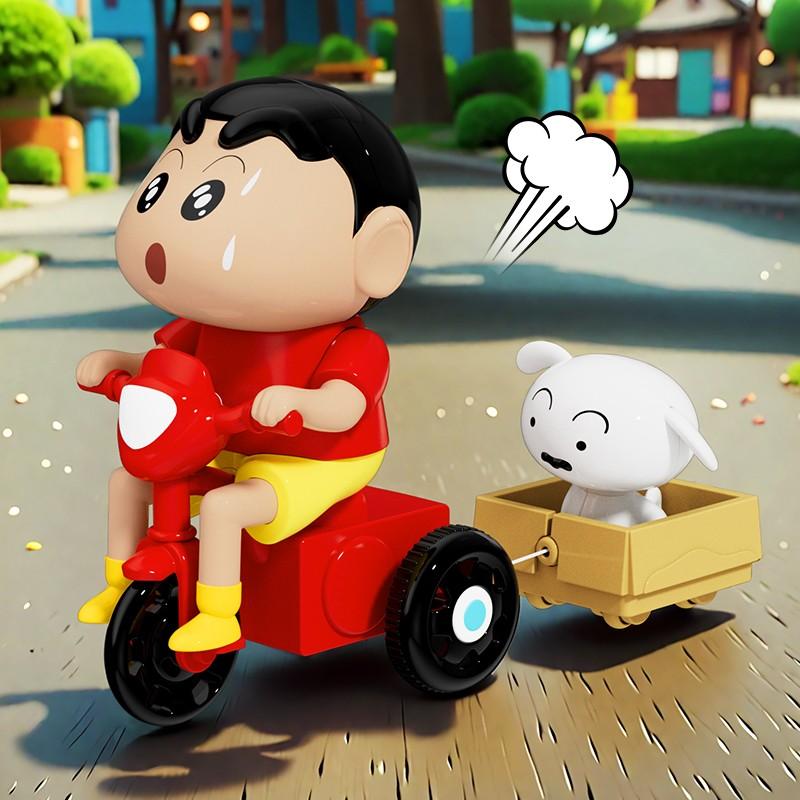 Crayon Shin-Chan Clockwork Model Moving Blind Box Creative Crawling Toy Animation Peripheral Collection Table Tide Play Gif