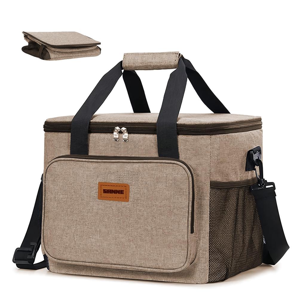 Răcitor de căldură mare la rece poate fi transportat sau peste masa de depozitare a prânzului, izolat, excelent pentru sport, cutie cu flori de cireș, capacitate, 30 l, izolație cu 3 straturi,