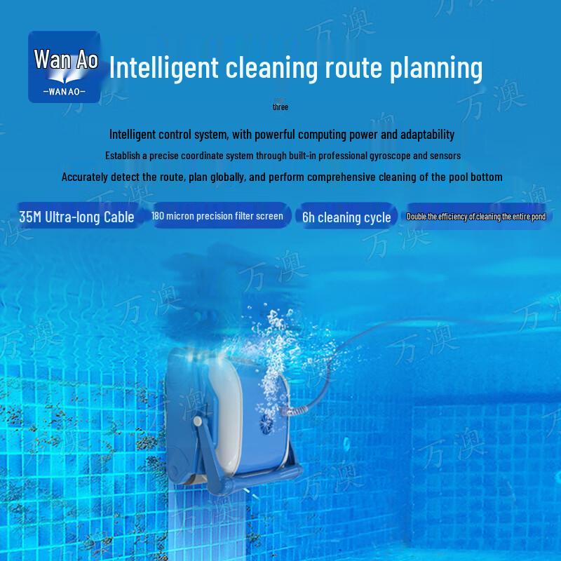 WANAO Automatic Robotic Pool Cleaner