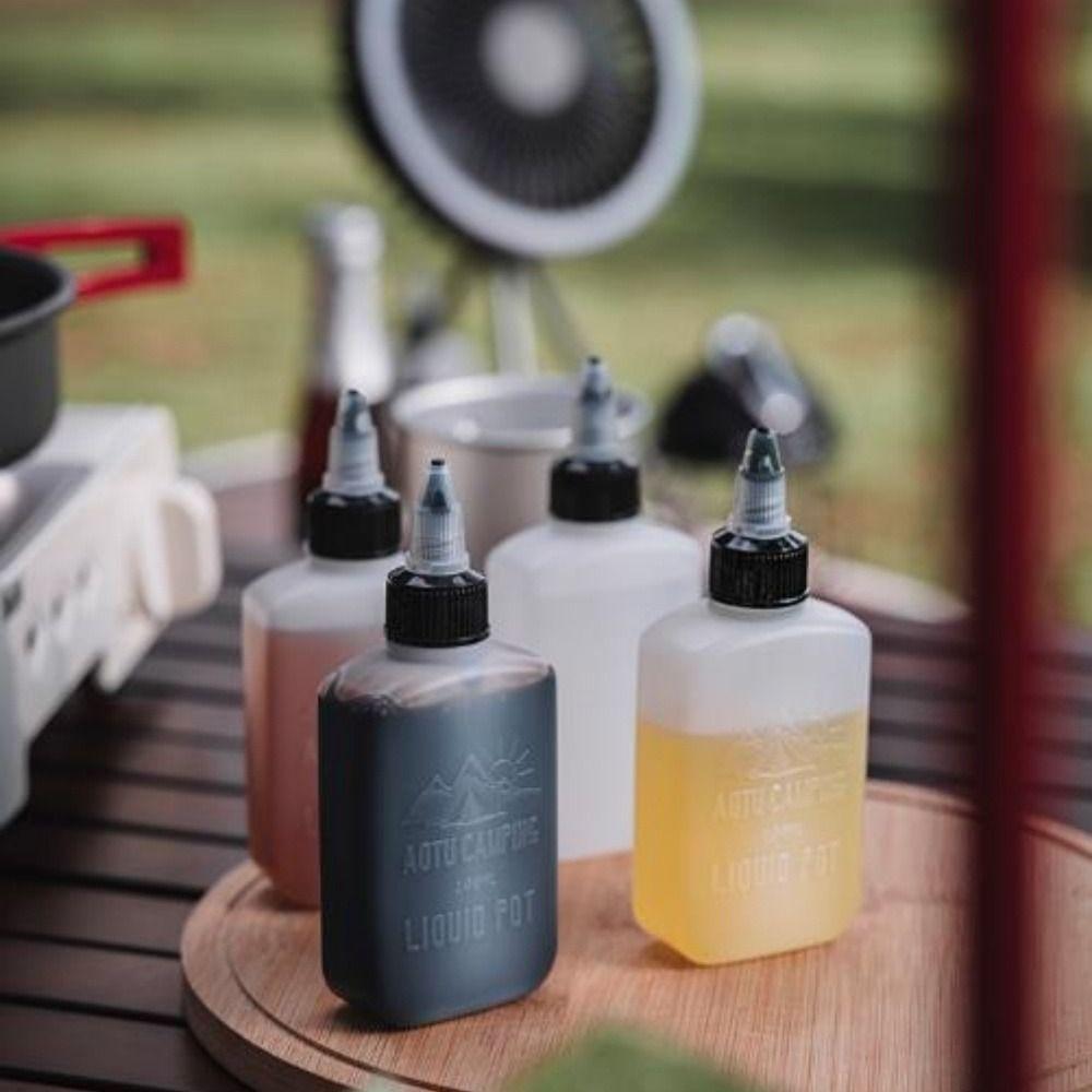 100ML Seasoning Bottles 13*5.2*2.5cm Camping Packaging Cans Barbecue Supplies