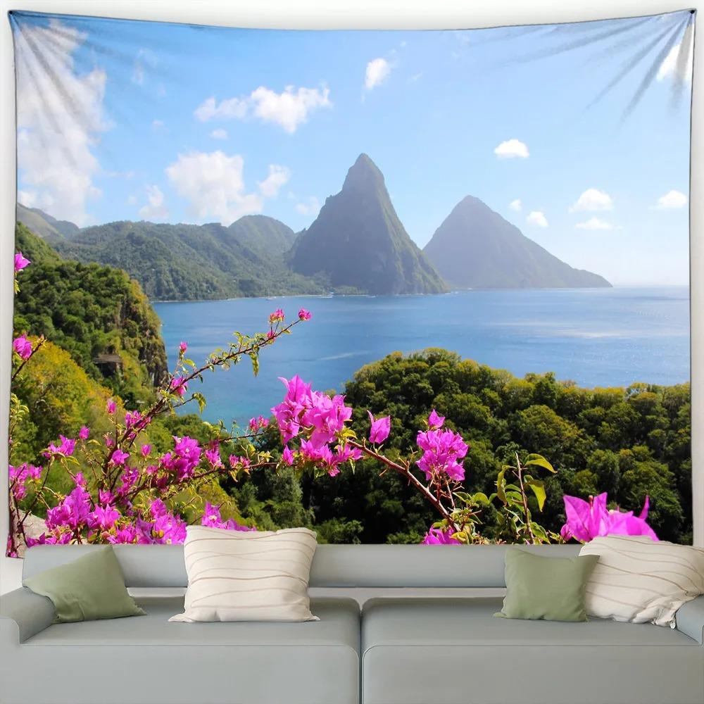 Flower Plant Garden Tapestry Bedroom Living Room Tapestry Home Wall Decoration Tapestry