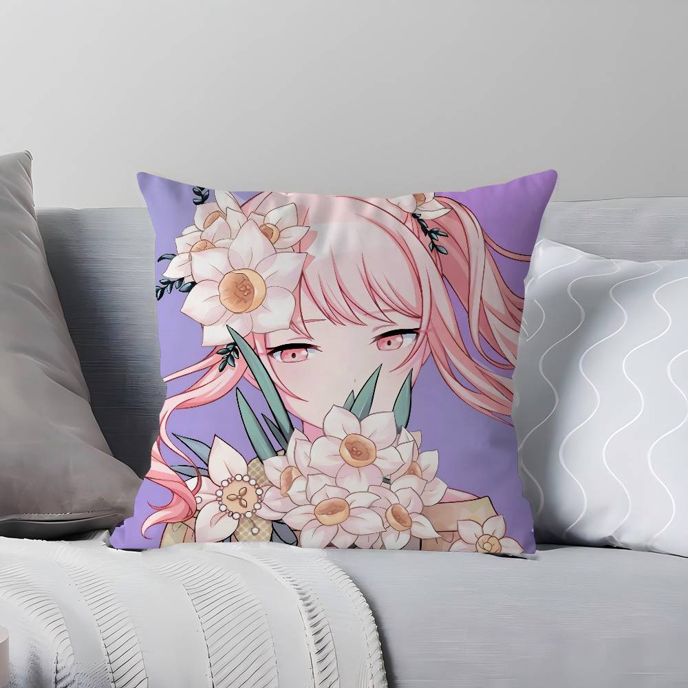 Roject SEKAI Akiyama Mizuki Pillow Cover Sofa Cushion Cover Home Room Decoration Children Gift