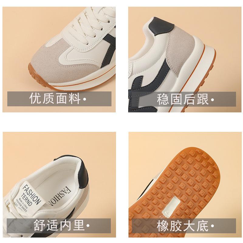 Little white shoes women's 2025 new spring and summer mesh breathable shoes casual versatile sports shoes ins board shoes Forrest Gump shoes