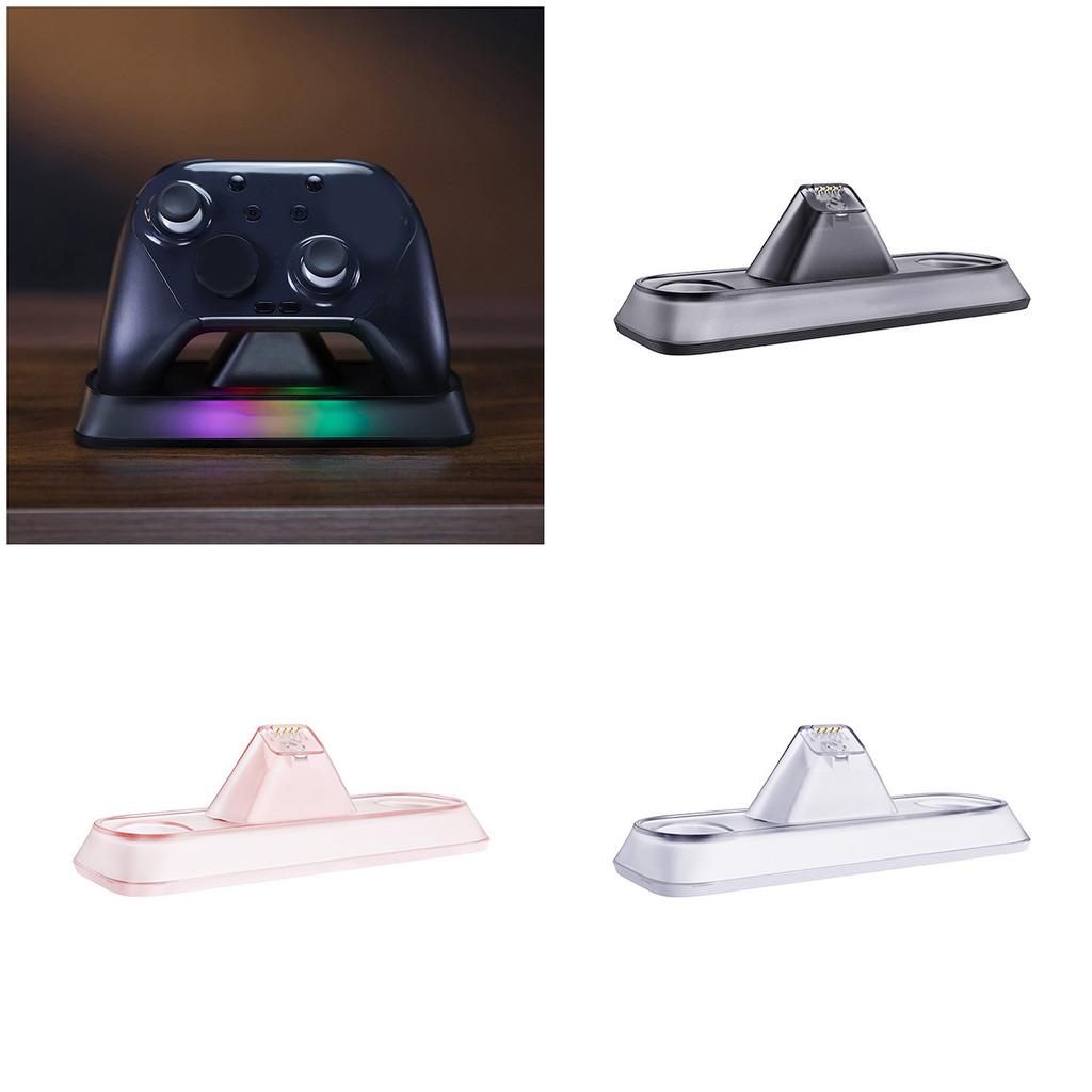 Comprehensive Charging Dock Base for Gaming Controllers Including Illumination Intelligent Charging and Vertical Storage