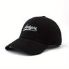 High Quality Letter Embroidered Baseball Cap Fashionable and Versatile, Casual and Eye-catching, Small Couple's Duckbill Cap