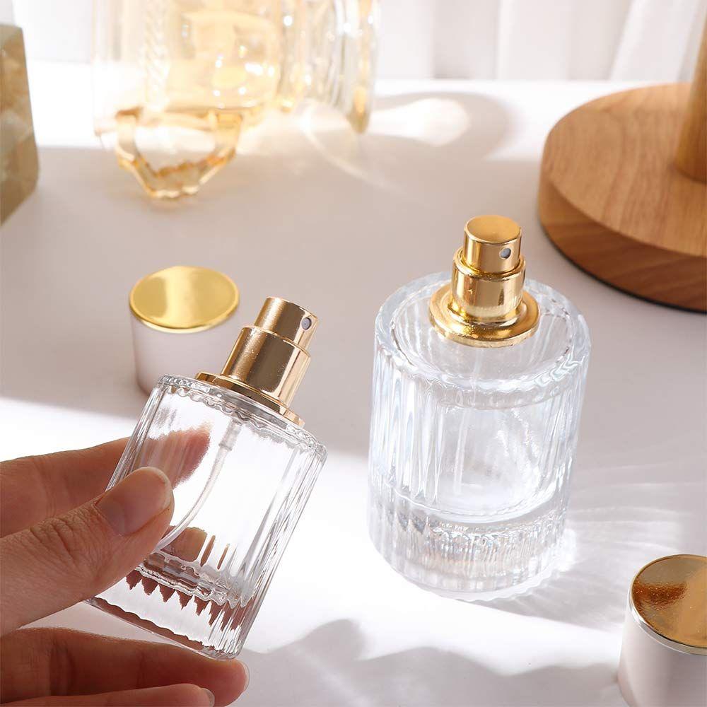 Glass 30ml 50ml Sample bottle Travel Cosmetics Outdoor Refillable Vials Spray Bottle Atomizer Mini Mist Bottle