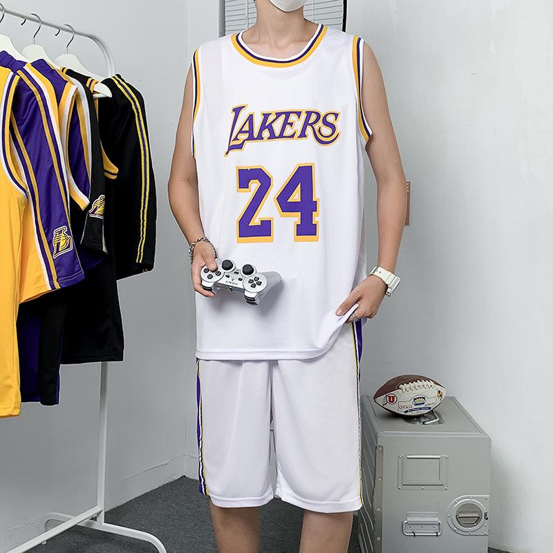 Men's Plus Size Summer Basketball Set: Lightweight Loose-Fit Two-Piece T-Shirt and Shorts