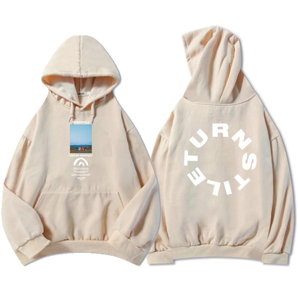 TORNACQUISTO MAI ABBASTANZA FELPA DA PALCO Hip Hop Unisex Streetwear Manica Lunga Pullover Casual con Cappuccio Stampa Grafica Merch Sudaderas