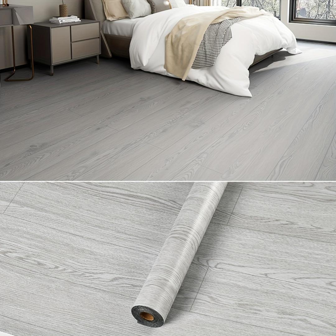 

1 Roll 40cm/15.74in Wide Floor Peeling Adhesive Floor Sticker Easy To Install, Suitable for Bathrooms and Kitchens 118.11x15.57in