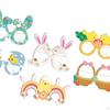 Cute Easter Egg Eyeglasses Photo Props Theme Bunny Carrot Glasses for Birthday Parties