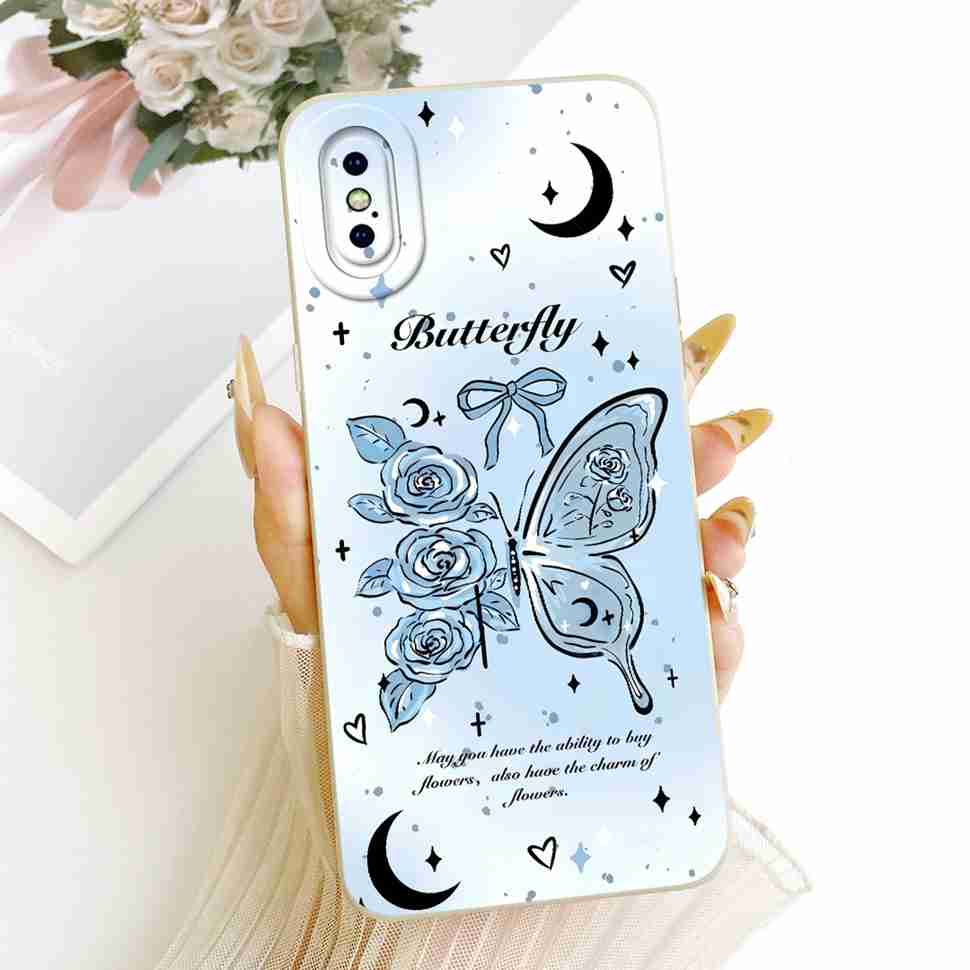 For IPhone XS Max Case Candy Art Rabbit Painted Coque Soft Phone Case For IPhone XSMax XS Max A1921 A2101 A2102 Back Cover