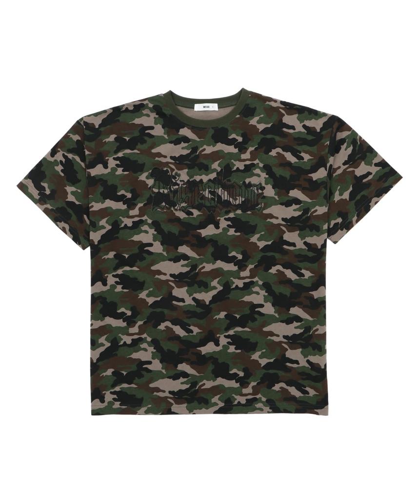 WEGO Short Sleeve Vintage Graphic Oversized Summer Size Pattern 1 Women's T-Shirt, Print, Shirt, Top, F,