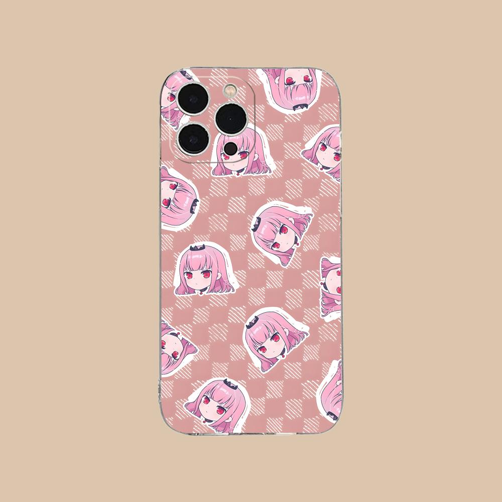 Holo Mori Calliope Clear TPU Mobile Case for iPhone 17 16 15 14 13 12 11 X XR XS Air Pro Max Plus Mini Colorful Cover