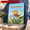 Biene Maja Customize Your Name Diamond Painting Round Diamond Diy Frameless Holiday Artwork Suitable For Home Office Wall Decoration