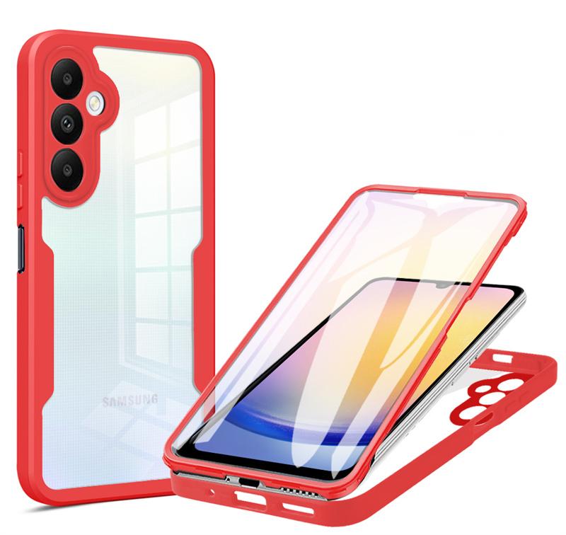 For Samsung Galaxy A15 A25 A35 A55 5G Case 360 Full Screen Protector Hard PC Cover for Sumsung A 15 35 55 Clear Shockproof Funda