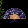 Japanese Folding Fan Handmade Decorative Kanagawa Wave Foldable Fan Handheld Vintage Hand Fans For Women Portable Folding F