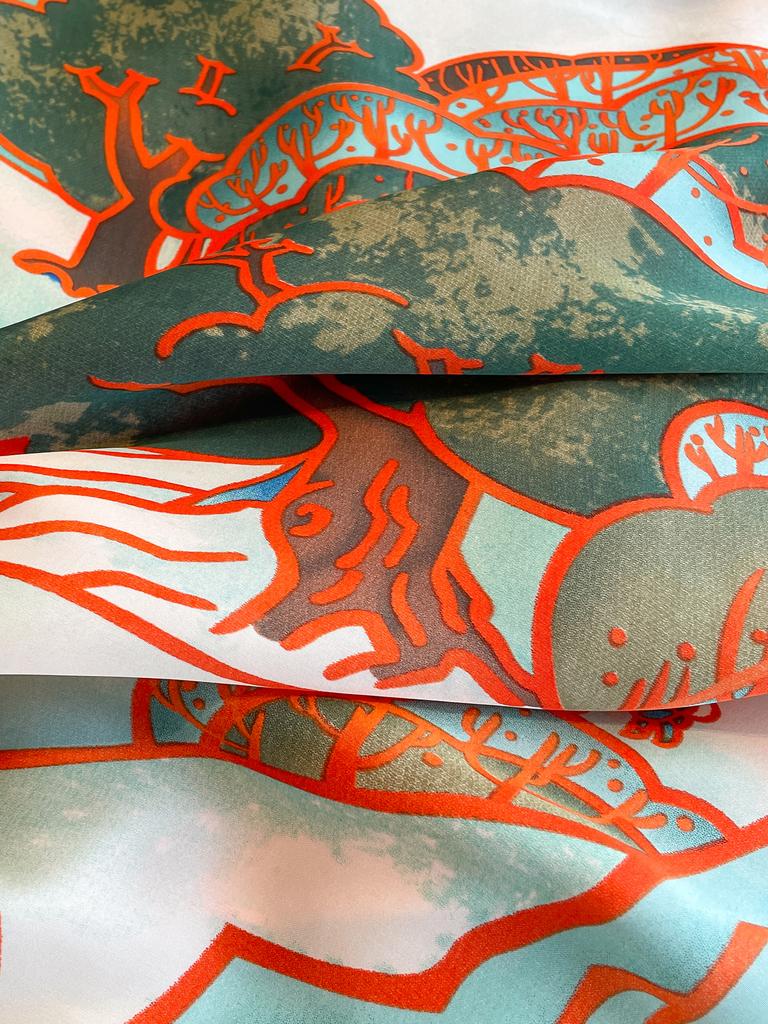 180*90Cm Luxury  Women Summer Silk Scarves Shawl Lady Wrap Soft Female Europe Designer Beach Bandanna