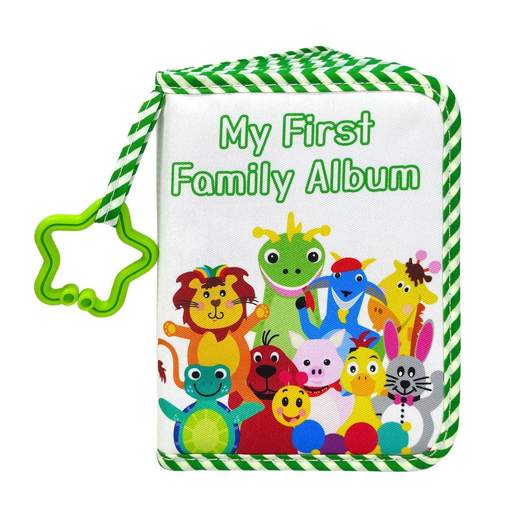 Babys First Year Photo Book Soft Cloth Baby Photo Album for Capturing Great Memory in First Year Toddlers Shower Gift