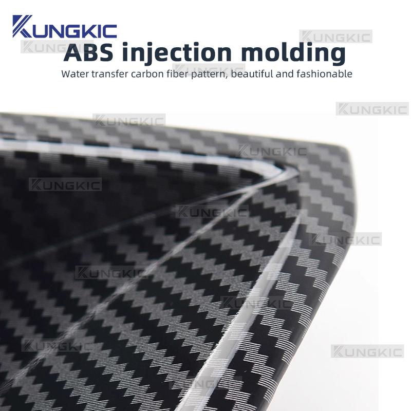 For Ford Ranger 2024 2025 LHD RHD Car Door Decor Panel Carbon fiber pattern Interior Accessories