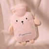 Leak-proof Hot Water Bottles Cute Hand Warmers Cartoon Water-filling Bottle  Female
