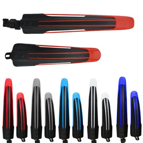2 Pcs Bicycle Cycling Front and Rear Mud Mountain Bike Tire Fenders Guards Mud Set