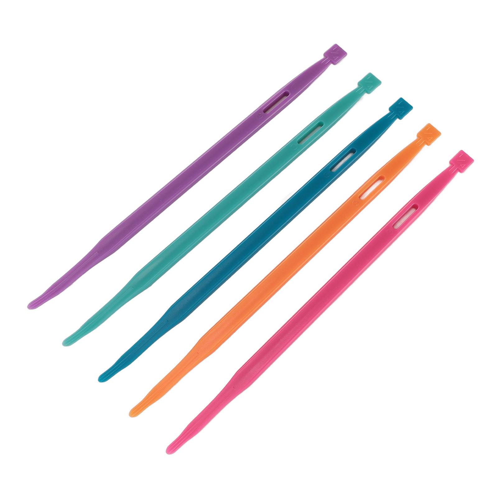 

Набор из 5 пластиковых ниток для шитья 5 цветов с большими отверстиями многофункциональные принадлежности для квилтинга